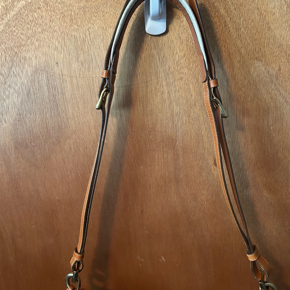 Vintage Dooney & Bourke All Weather Crescent Sac Hobo Shoulder Bag - Picture 5 of 14